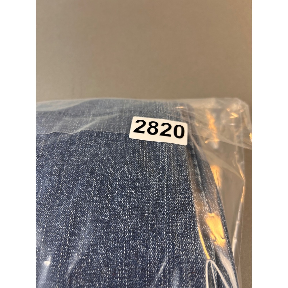 Answer Me Premium Denim Womens Bootcut Jeans Blue Thick Stitch Embroidered 33x32 - Picture 4 of 12